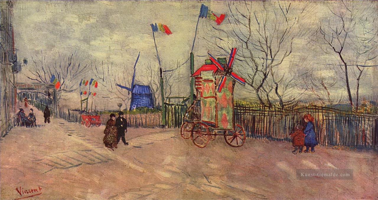 Die Zuteilungen an Montmartre Vincent van Gogh Ölgemälde